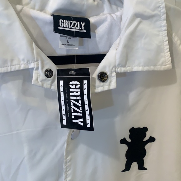 NWT Grizzly griptape windbreaker jacket - Picture 2 of 5